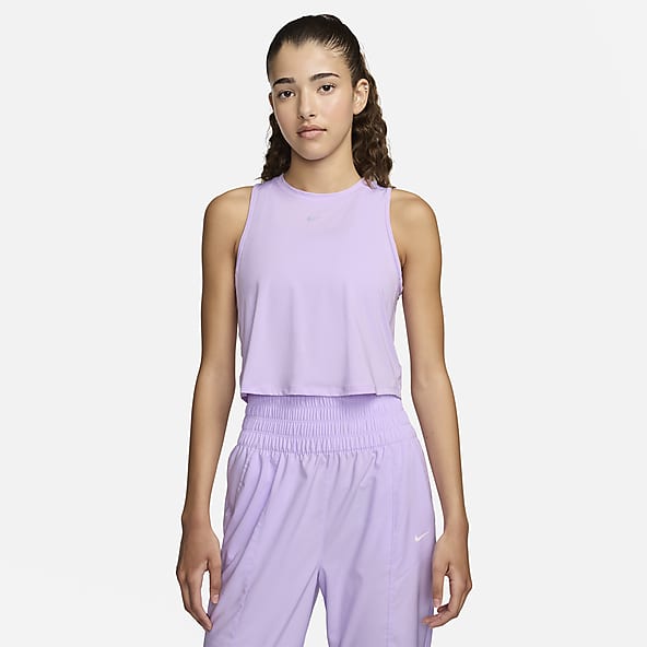 Purple running tank store